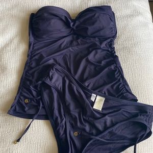 Anne Cole tankini navy blue